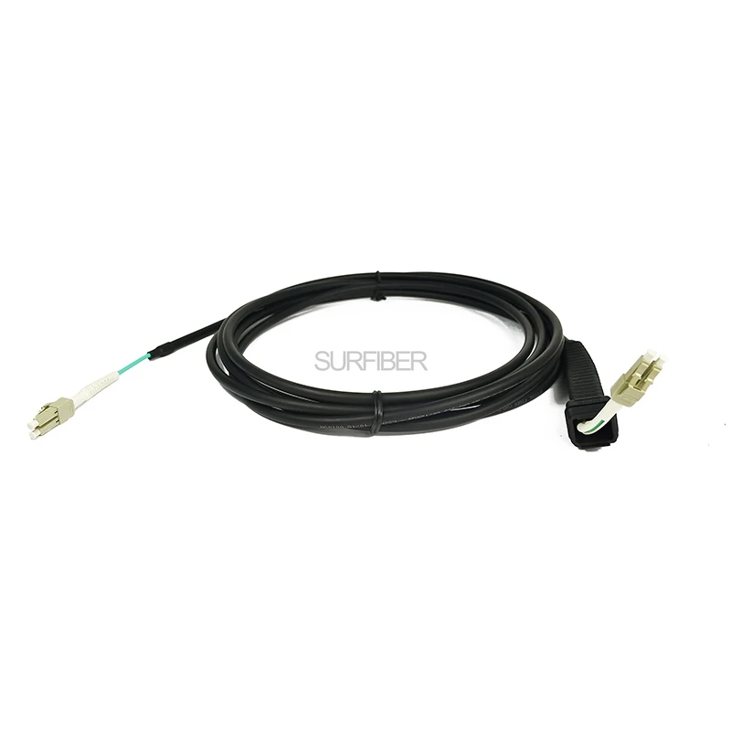IP67 NSN Boot Duplex LC FTTA Fiber Optic Jumper Cable for RRH Outdoor Cell Tower Applications