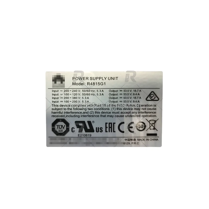 HW R4815G1 Dc Power Supply Telecom Power Rectifier Module 48v for Telecom Power Supply Wireless Infrastructure-boxintelecom