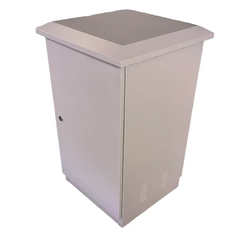 Custom RH 19-Inch Stainless Steel Telecom Outdoor Waterproof Control Cabinet IP55 6U 12U Battery Powder Coated Metal Industrial-boxintelecom