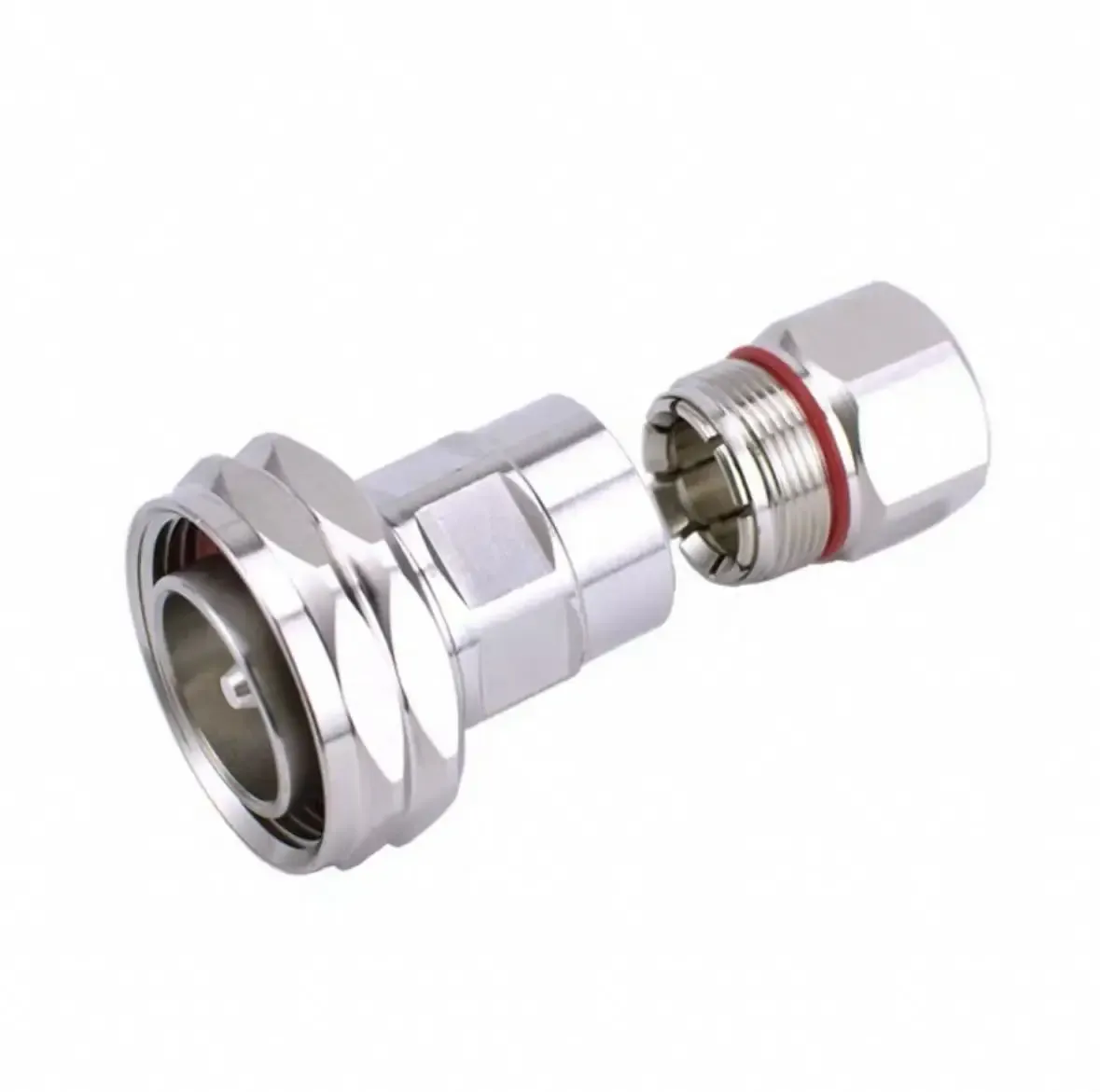 High Quality 7/16 DIN Male Low PIM Plug Non-Solder Contact Clamp for 1/2\" Flexible Cable-boxintelecom