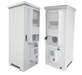 Outdoor IP55 Cold-Rolled Steel Communication Cabinet 200A Current 240V RH Brand 6 Sockets 