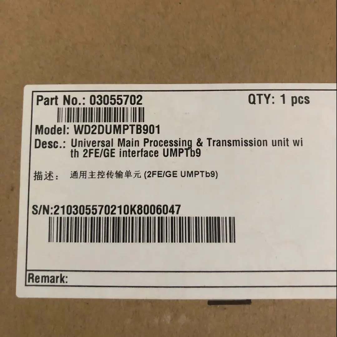 UMPTb9 Universal Main Processing Transmission Unit WD2DUMPTB901 03055702