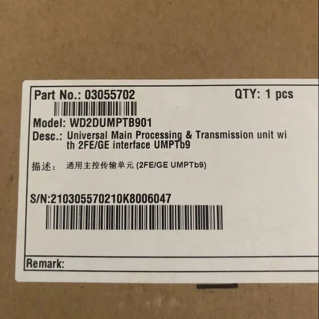UMPTb9 Universal Main Processing Transmission Unit WD2DUMPTB901 03055702