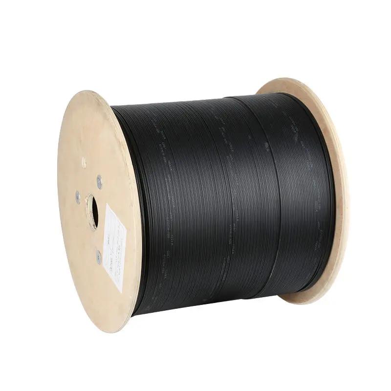 Surfiber 1 Core Outdoor Fiber Optic Drop Cable GJYXCH GJYXFCH Single Mode FTTH with Steel or FRP