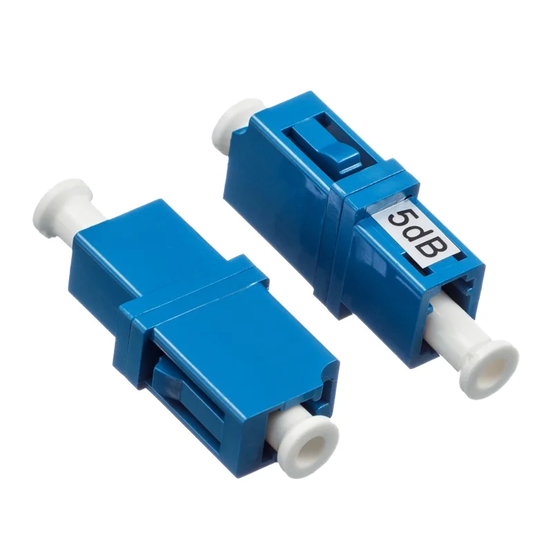 LC/UPC Fiber Coupler Adapter Fixed Attenuator with Flange for Optic Equipment Used for FTT