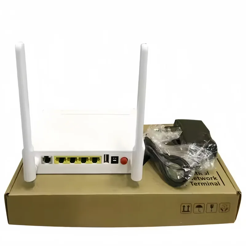 New Modem Router with 2.4G 1GE+3FE 2.4G 5dbi WIFI Single Band GPON ONU XPON ONT SC Connector F663NV3A Fiber Optic Equipment-boxintelecom
