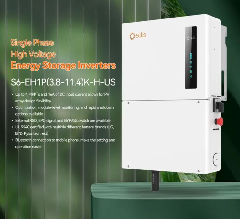 Solar Solar Inverter S6-EH1P7.6K-H-US-APST Solis Inverter 10kw-boxintelecom