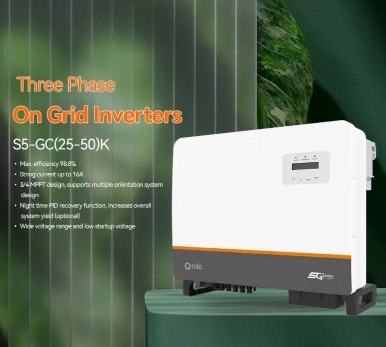 Solis on Grid Inverter 30kw S5-GC30K Pv Inverter Three Phase-boxintelecom