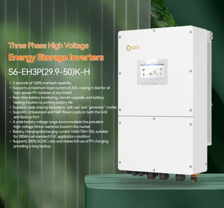 Solis Hybrid Inverter S6-EH3P(30-50)K-H Solar Inverter-boxintelecom