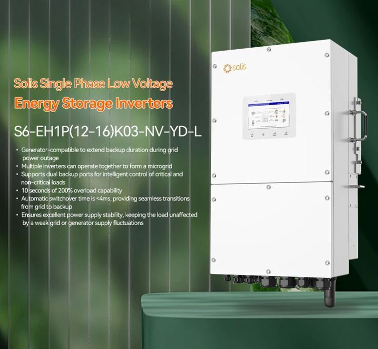 High Efficiency Solis Hybrid Solar Inverter5kw 6kw 8KW 10KW 12KW 15KW 20KW for Energy Storage and Backup Power-boxintelecom