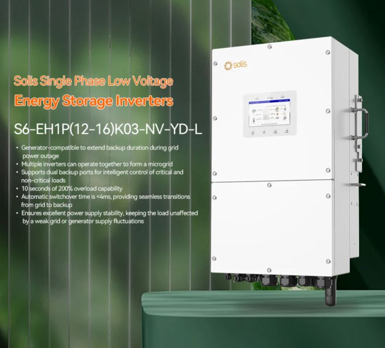 High Quality of Solis 48V 8KW 10KW 12KW 15KW 3phase Hybrid Solar Inverter Low Voltage Fast Delivery for Home Use-boxintelecom
