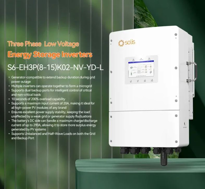 High Efficiency of Solis Hybrid Inverter15kw in Stock 8kw 10kw 12kw 15kw Hybrid Solar Inverter Solar Inverter-boxintelecom