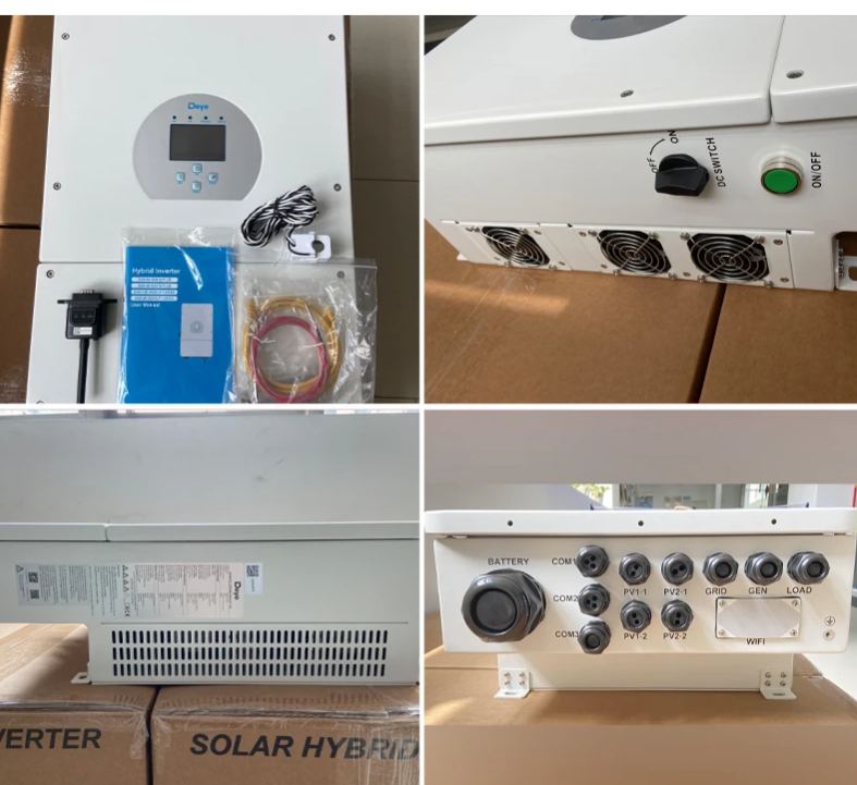 Hybrid Solar Storage System Deye SUN 8K SG01 LP1EU Solar Inverter 8kw German Household-boxintelecom