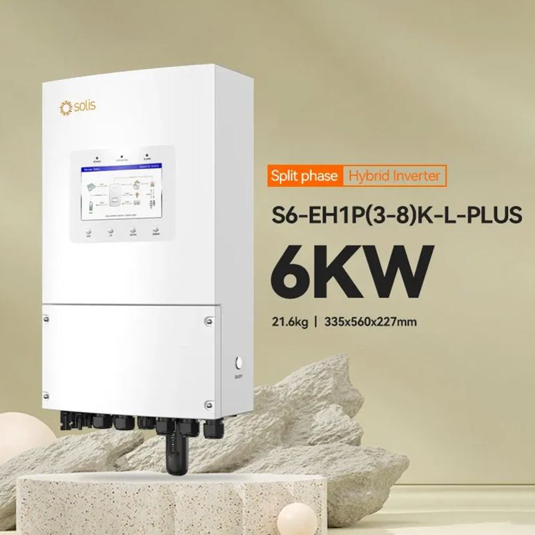 Wholesale Price Solis S6-EH1P6K-L-PLUS Solis Solar Hybrid Inverter 6kw Single Phase Hybrid Inverter-boxintelecom
