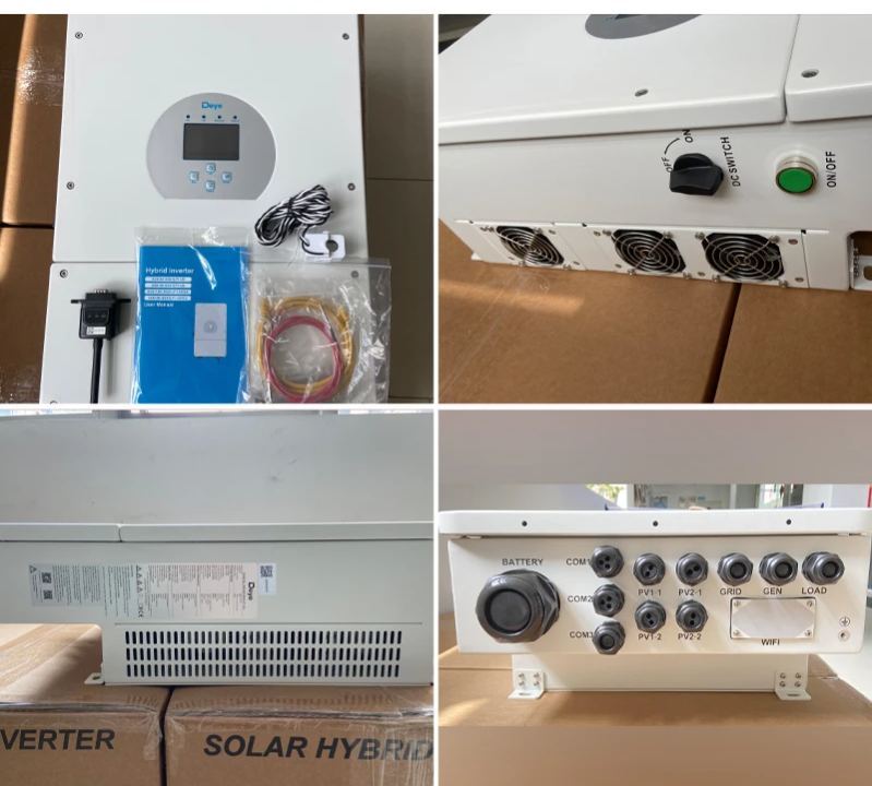 2025 New Hybrid Solar Storage System Deye SUN 8K SG01 LP1EU Solar Inverter 8kw German Household-boxintelecom