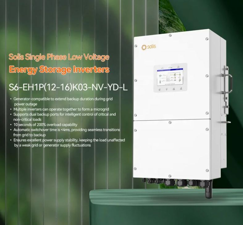 Solis Single Phase off Grid Mode 12kw 15kw 16kw Hybrid Inverter for Residential-boxintelecom