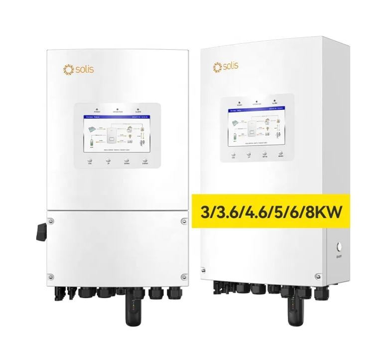 Single Phase 220V Hybrid Solar Inverter 5kw 6kw 8kw 12kw Solis Hybrid Inverter for Home-boxintelecom