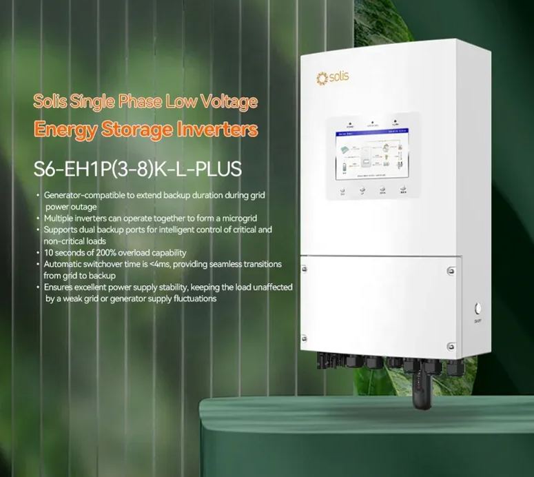 Single Phase 220V Hybrid Solar Inverter 5kw 6kw 8kw 12kw Solis Hybrid Inverter for Home-boxintelecom