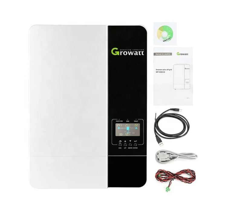 Growatt New off Grid Inverter 3500w 5000w SPF 3500 ES LITE 3.5kw 5kw Inverter-boxintelecom