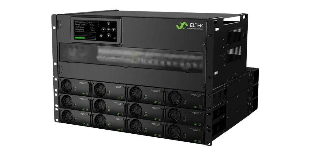 Eltek 19inch 4U Height Distribution Flatpack2 48V/24KW Integrated Rectifier Embedded DC Power System-boxintelecom
