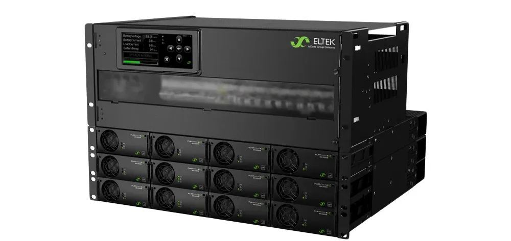 Eltek 19inch 4U Height Distribution Flatpack2 48V/24KW Integrated Rectifier Embedded DC Power System-boxintelecom