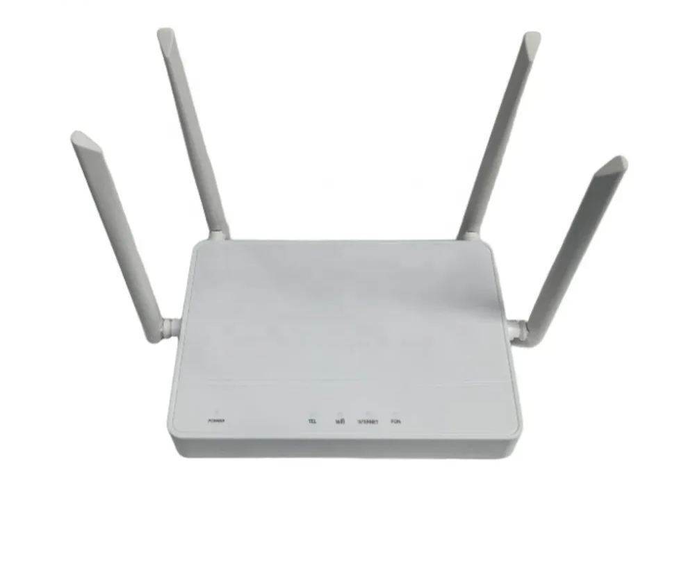 FTTH 4Port + WiFi + 2USB + VoIP EL4022V5 4 Ge ONT GPON XPON ONU 2.4G 5G Dual Band WiFi Modem-boxintelecom