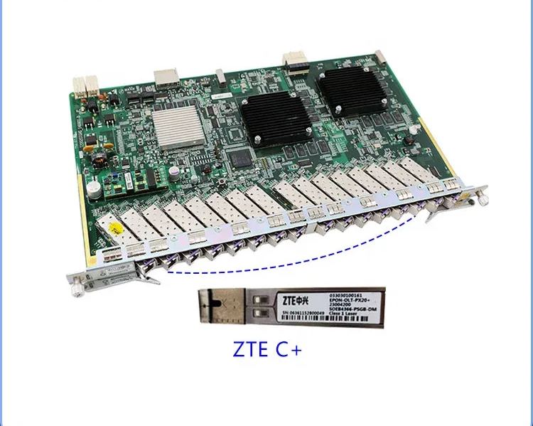 ZTE C320 C300 OLT GPON 16 Ports Service Card GTGH 16 Pon Ports Board Without Modules-boxintelecom