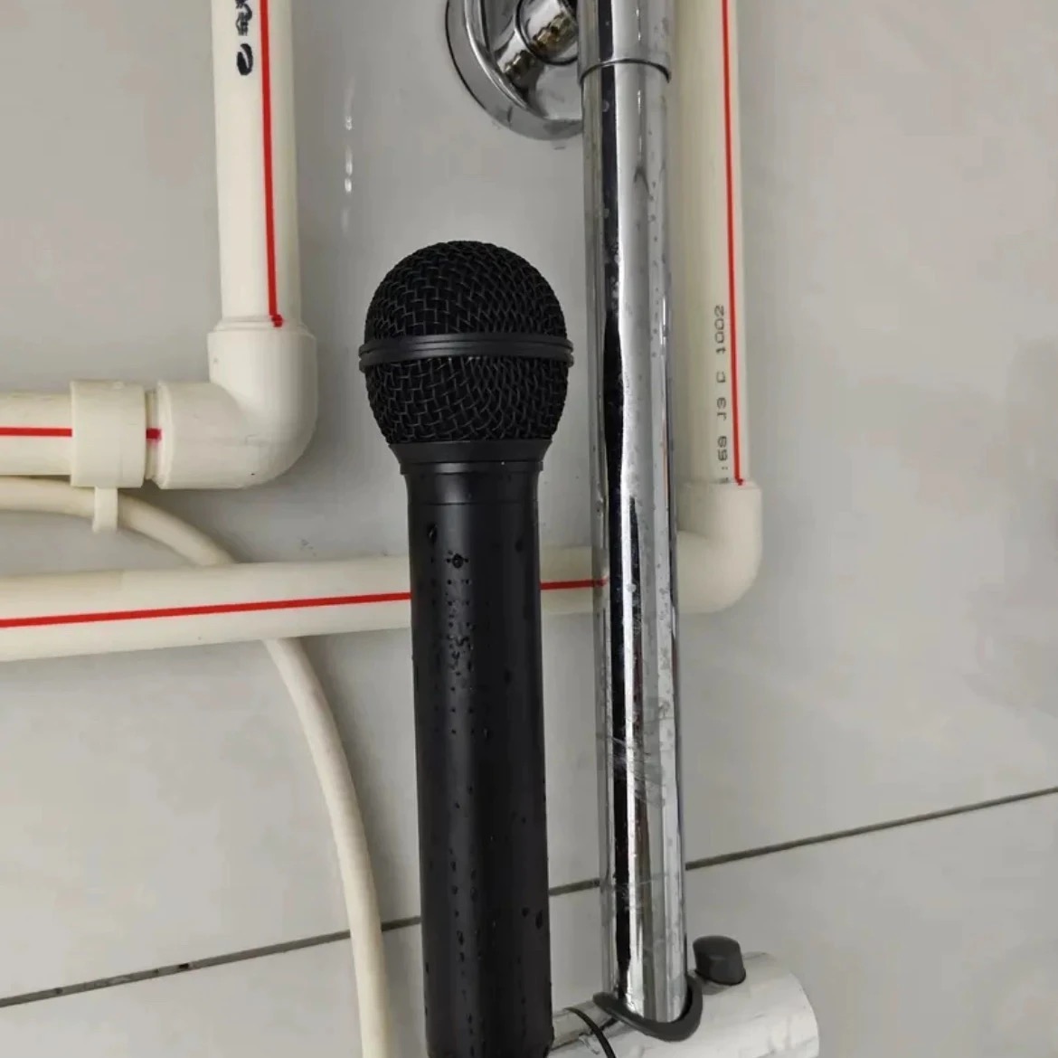 🚿Singing Showerhead Microphone🎤Aluminum Alloy🛀Bathroom Showerhead