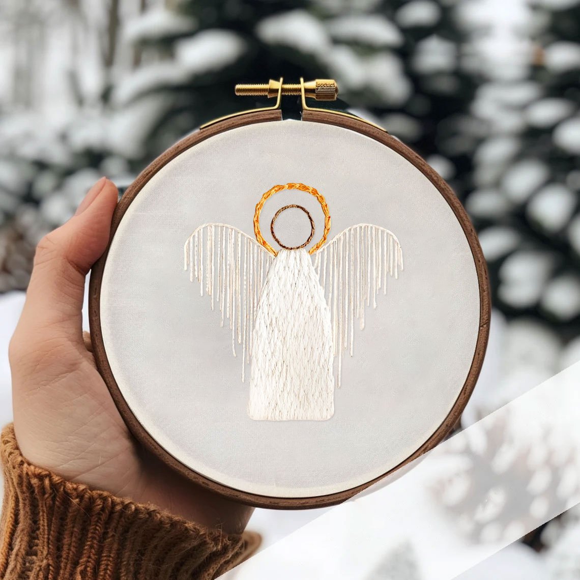 Nativity Scene Embroidery Kit-Set of 4