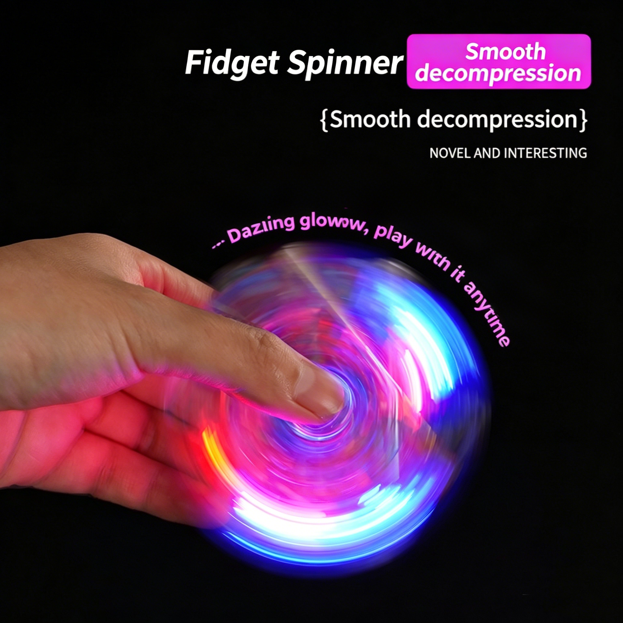 ⏳Limited-time 50% off⏰Multi-Functional Foldable Windproof Lighter🔥Fidget Spinner Gift-Ready Box