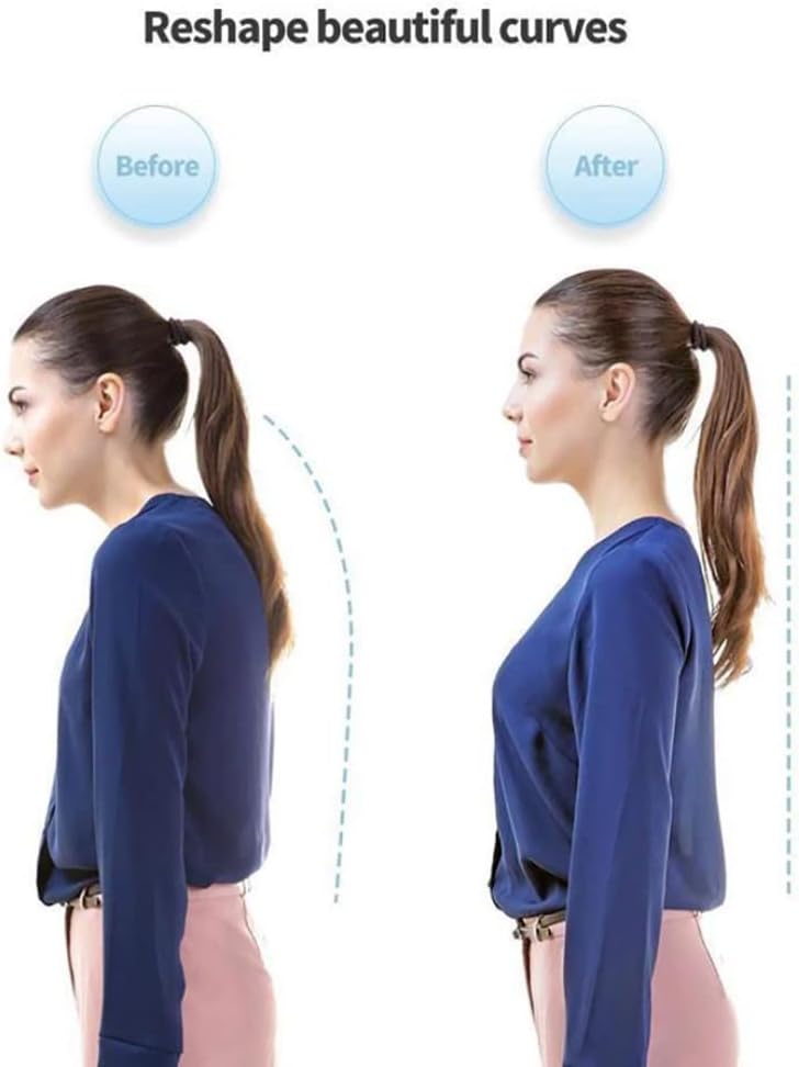 Forward Head Posture Cervical Collar, Adjustable Neck Braces, Forward Posture Corrector, 360° Rotation Adjustment, for Neck Pain Relief & Pressure, Spine Alignment, Shoulder and Bone Relax