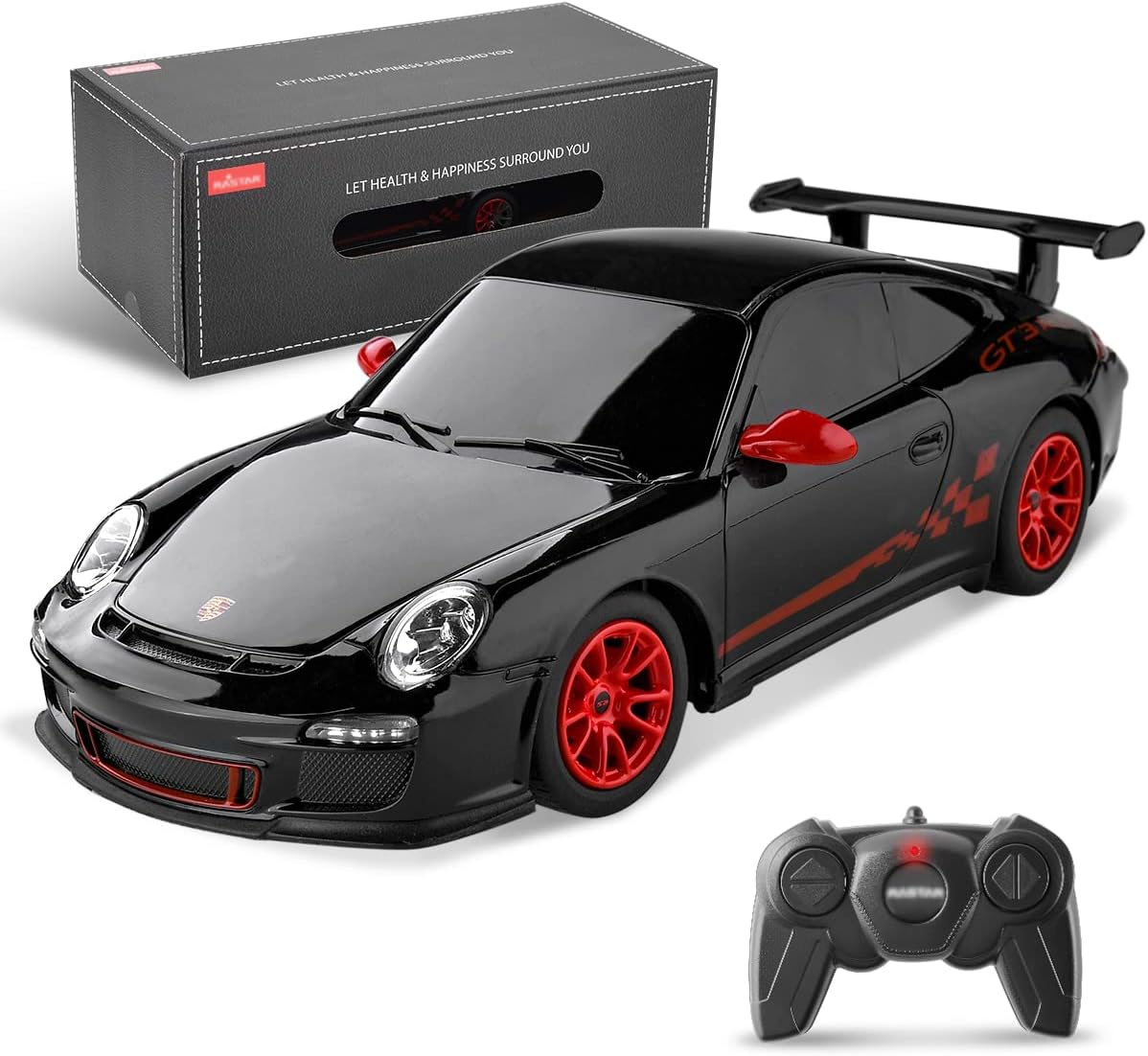 BEZGAR Porsche Remote Control Car - Officially Licensed Porsche 911 GT2 RS Toy Car 1:24 Porsche RC Car Model Vehicle Gift for Boys,Girls,Teens and Adults