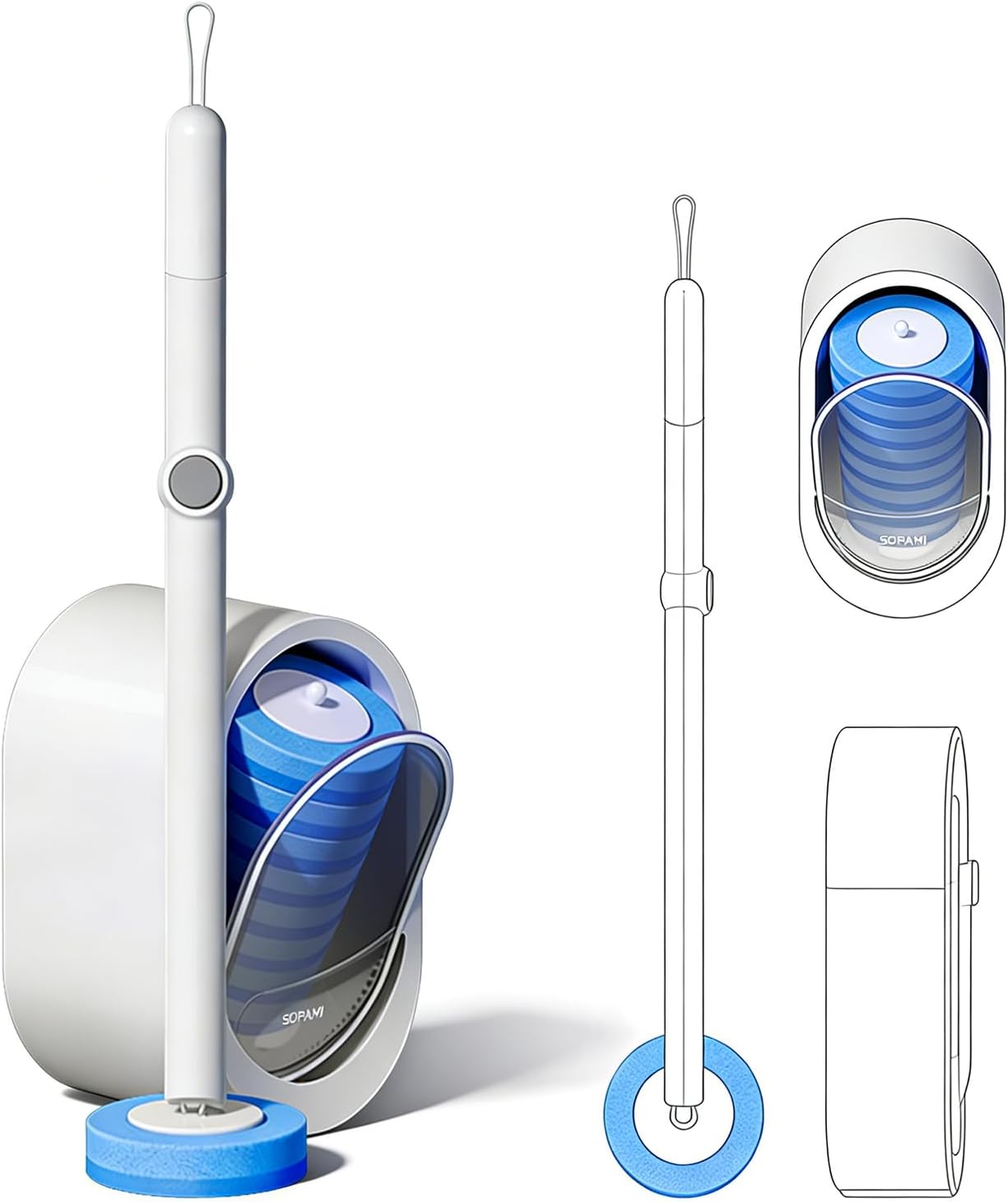 🔥Limited-time 50% off⏰🚽💦Hands-Free Cleaning Gadget🧽Disposable toilet cleaning tool💦