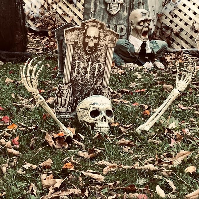 Realistic Skeleton Stakes Halloween Decorations