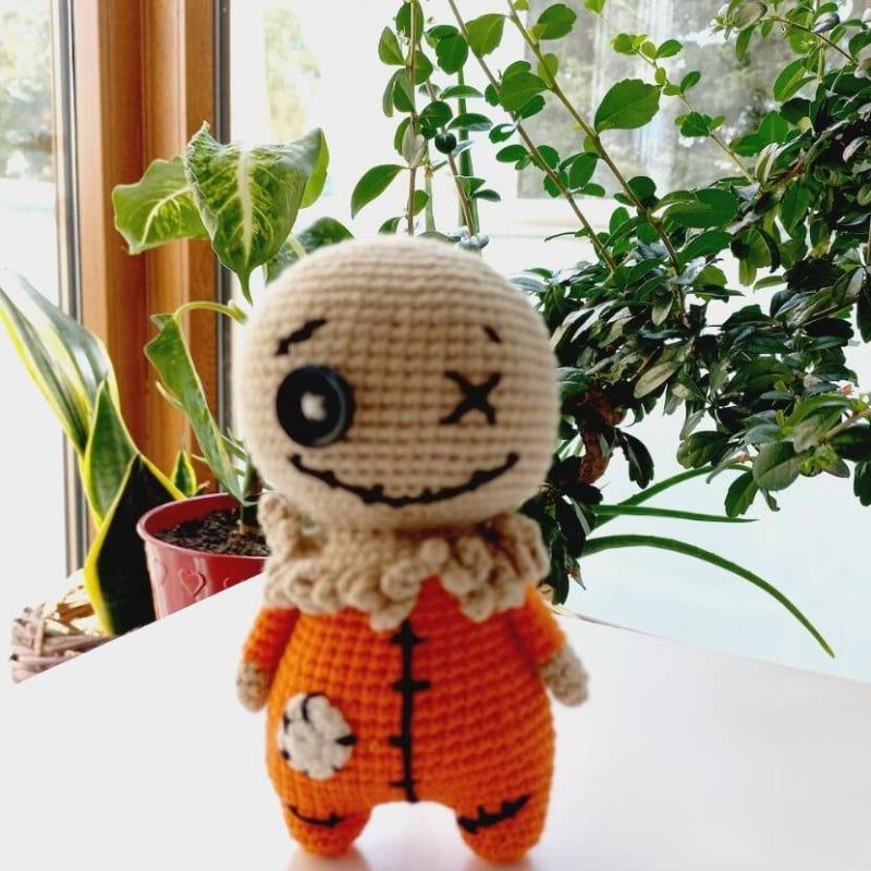 Handmade Crochet Halloween Cute Amigurumi Dolls Decoration