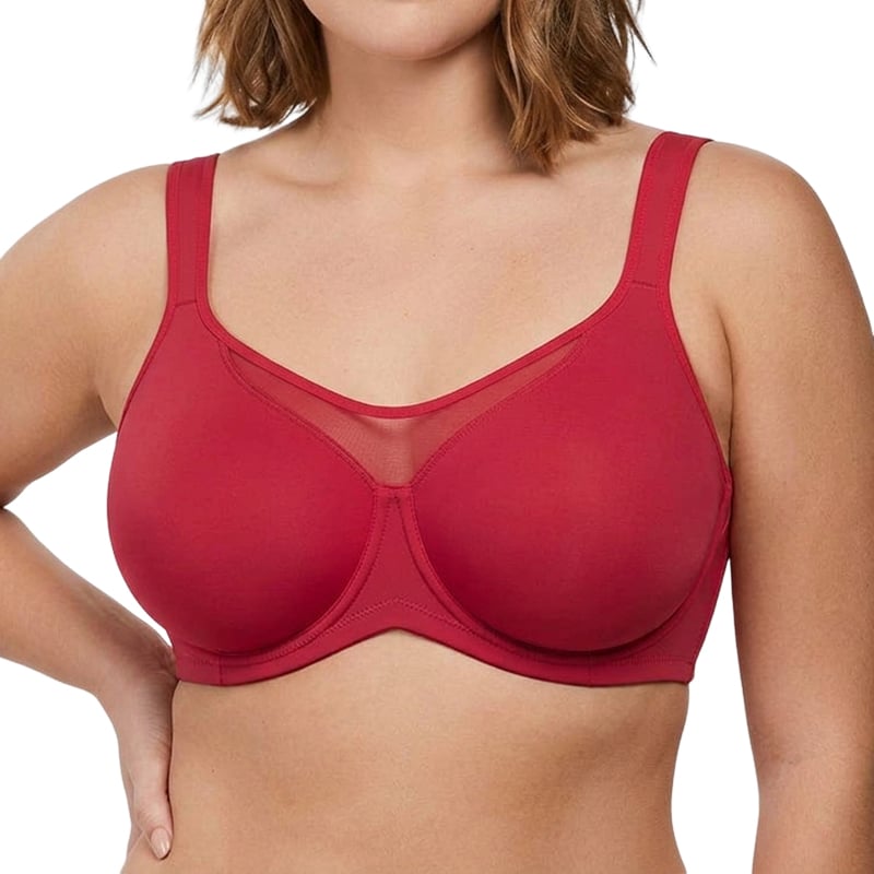 🔥Limited-time 50% off⏰Women's Elegant Sheer Full Coverage Minimizer Bra💗