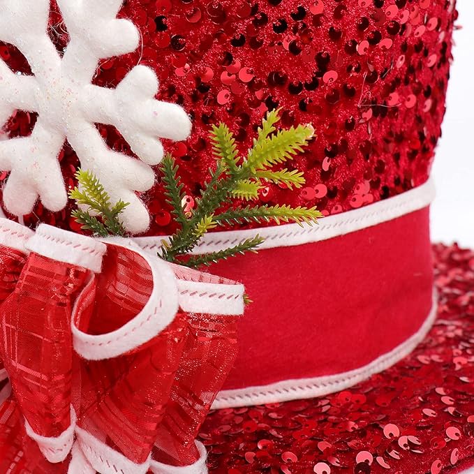 🎄 Handcrafted Christmas Tree Topper Hat - Tree Decorations & The Perfect Gift 🎁