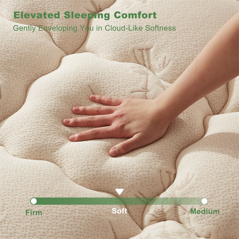 🔥Limited-time 50% off⏰3D Fill Luxurious Bamboo Mattress Topper🛏