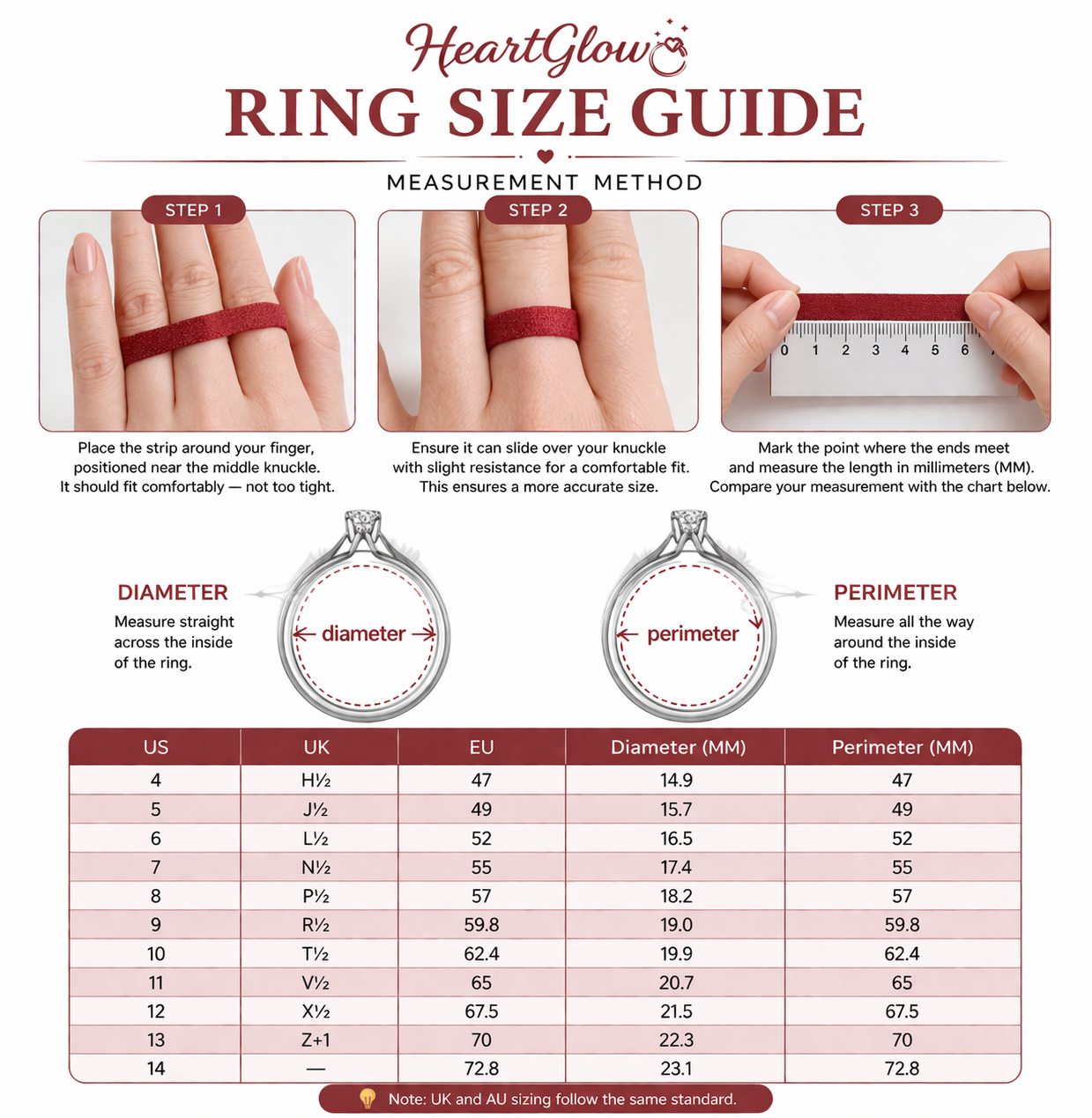 HeartGlow™ Rotating Starry Ring