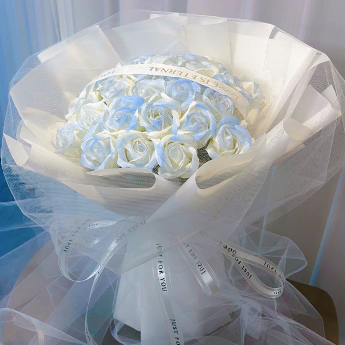 💗LIMITED TIME SALE 50% OFF⚡50K+ SOLD💕Preserved Flowers Bouquet 33 Roses for Mom Grandma Wife, Anniversary Birthday Gifts for Lady🌹🎁