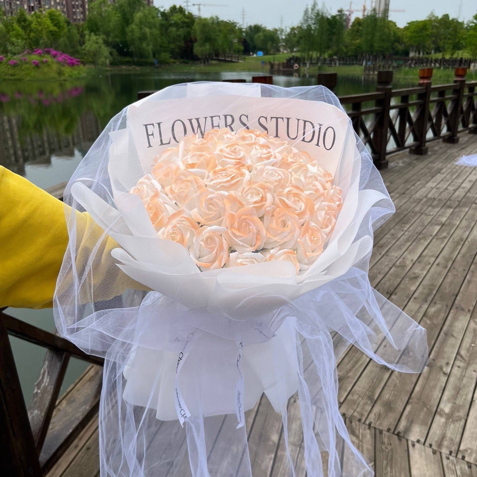 💗LIMITED TIME SALE 50% OFF⚡50K+ SOLD💕Preserved Flowers Bouquet 33 Roses for Mom Grandma Wife, Anniversary Birthday Gifts for Lady🌹🎁