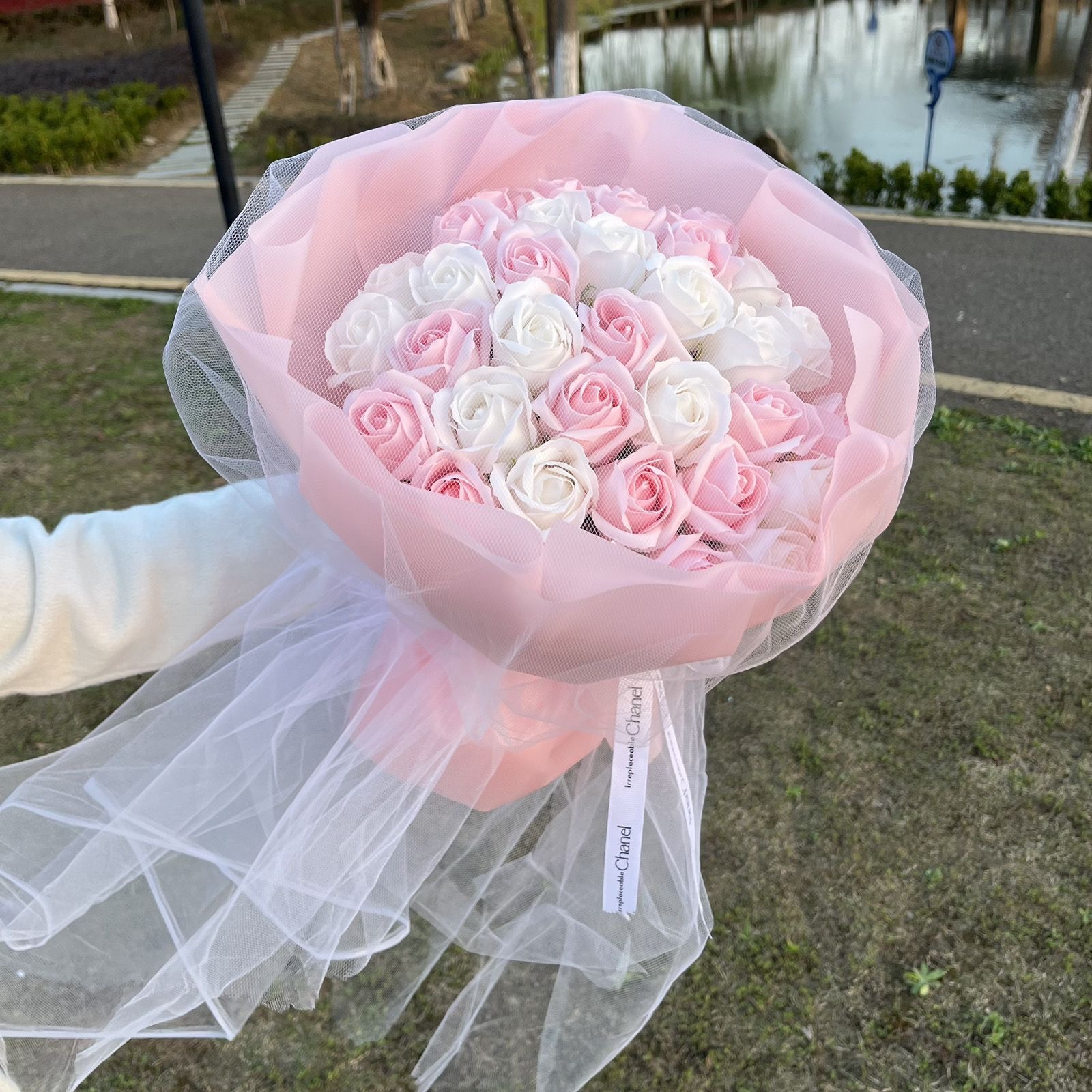 💗LIMITED TIME SALE 50% OFF⚡50K+ SOLD💕Preserved Flowers Bouquet 33 Roses for Mom Grandma Wife, Anniversary Birthday Gifts for Lady🌹🎁