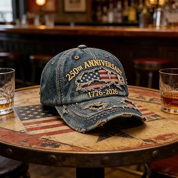 US 250th Anniversary Printed Casual Hat