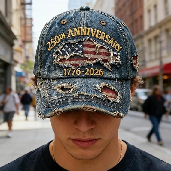 US 250th Anniversary Printed Casual Hat