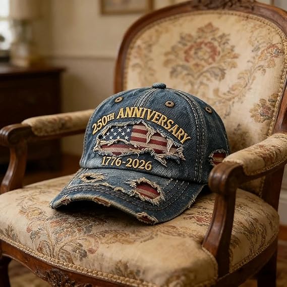 US 250th Anniversary Printed Casual Hat