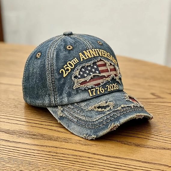US 250th Anniversary Printed Casual Hat