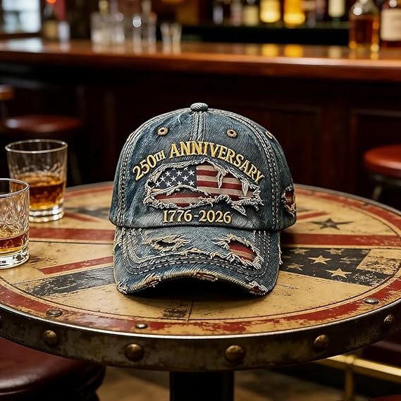 US 250th Anniversary Printed Casual Hat