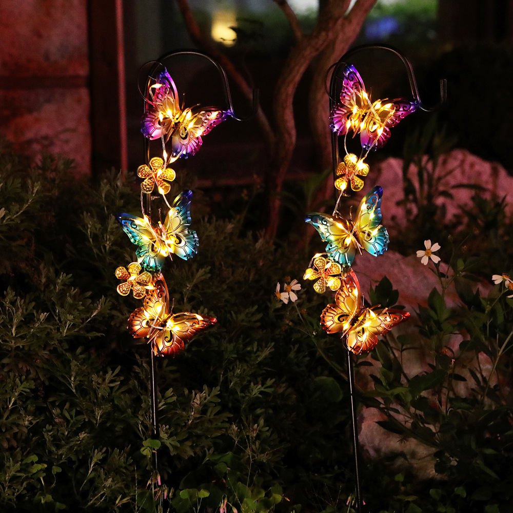 Waterproof Solar Butterfly Decorative Garden Light