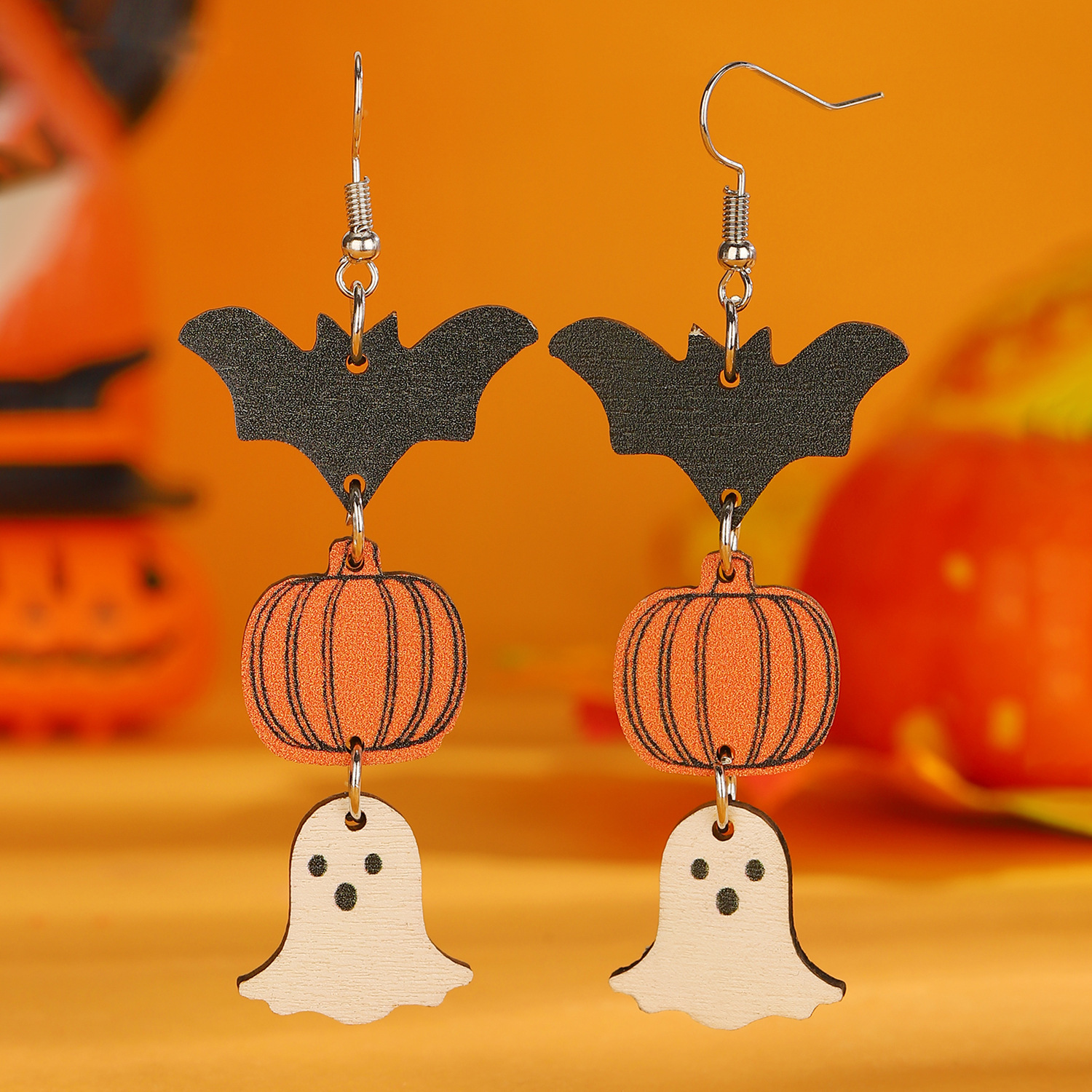 🎃Halloween Wooden Earrings
