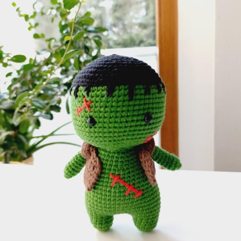 Handmade Crochet Halloween Cute Amigurumi Dolls Decoration